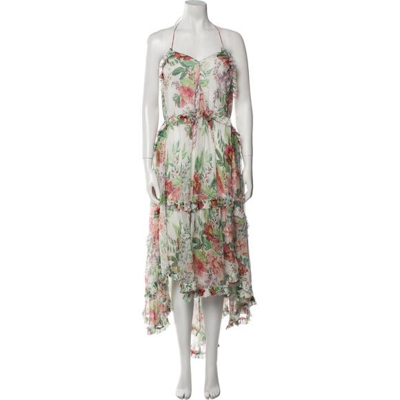 NWT. ZIMMERMANN 100% silk dress Sz AU2 US8 multi color - Picture 5 of 16